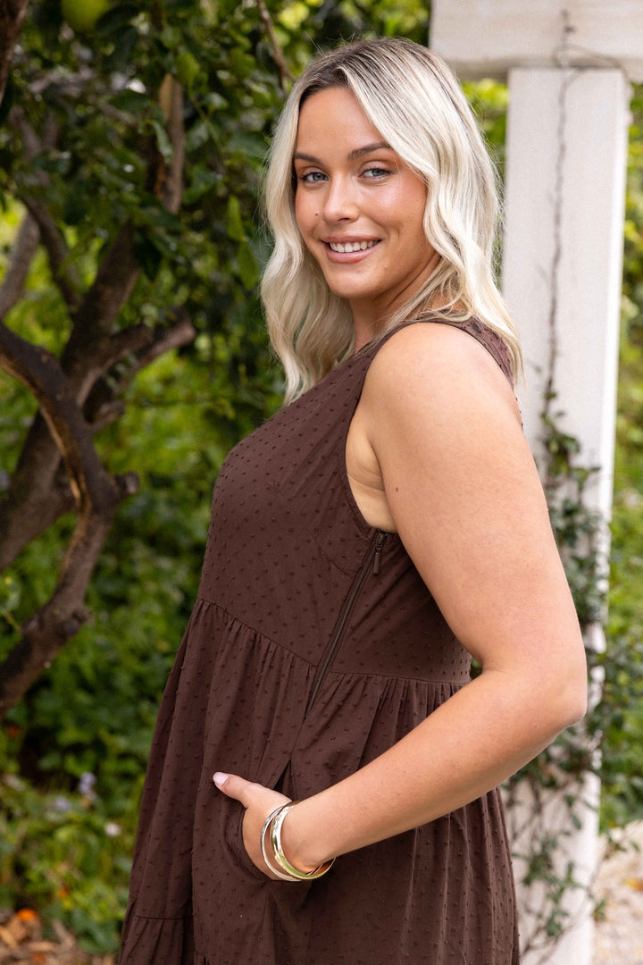 Siena Dress - Chocolate Chip