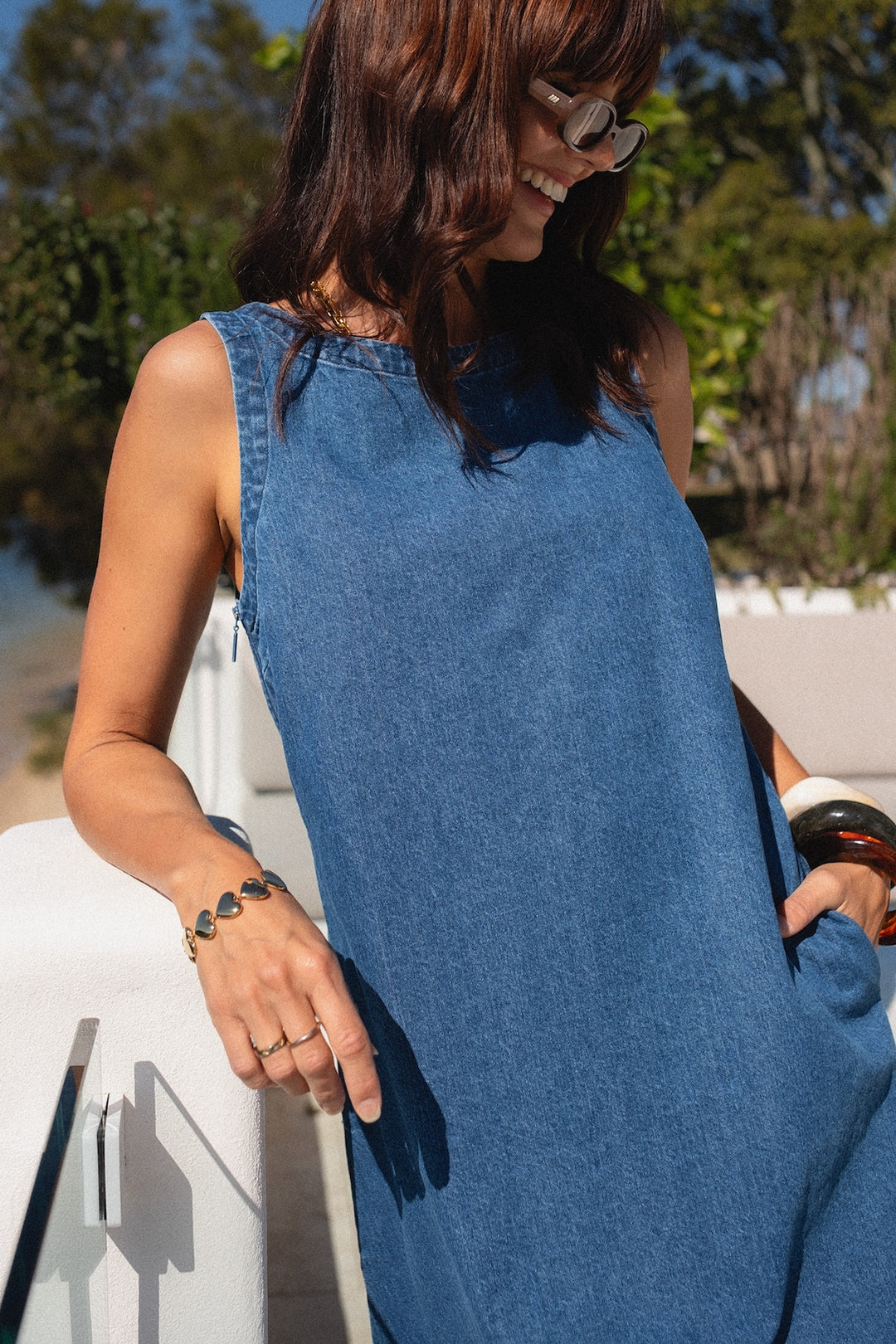 Noah Dress - Denim