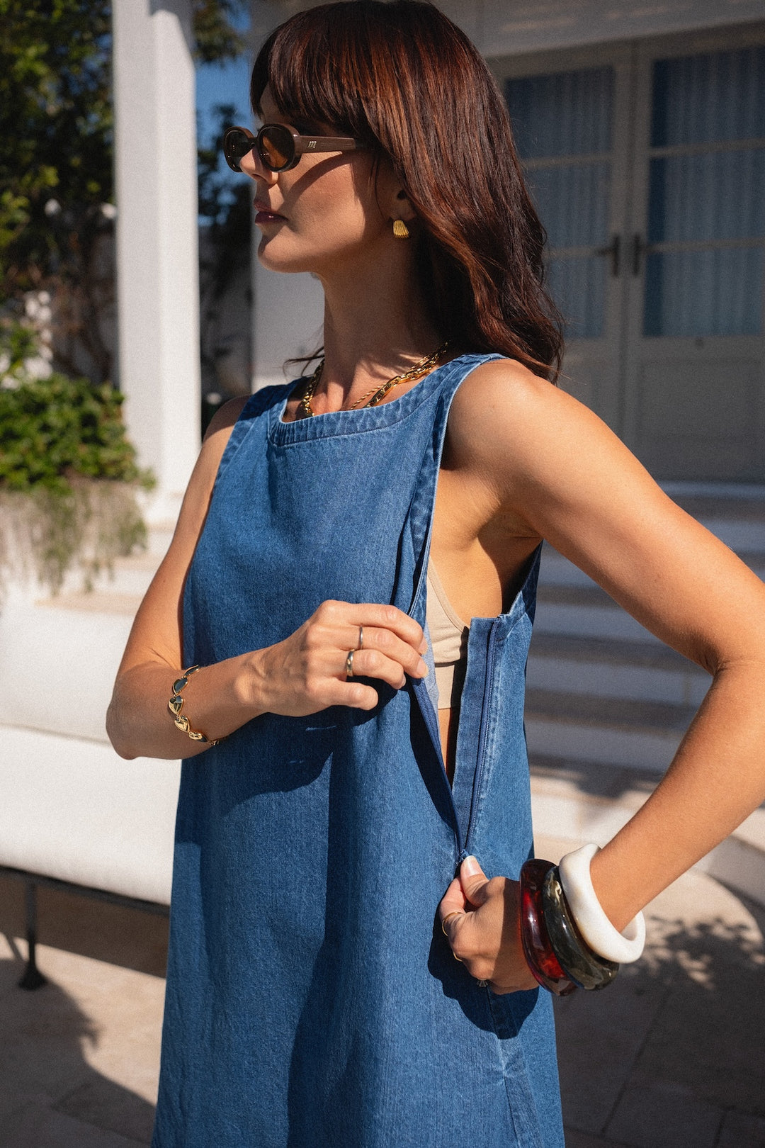 Noah Dress - Denim