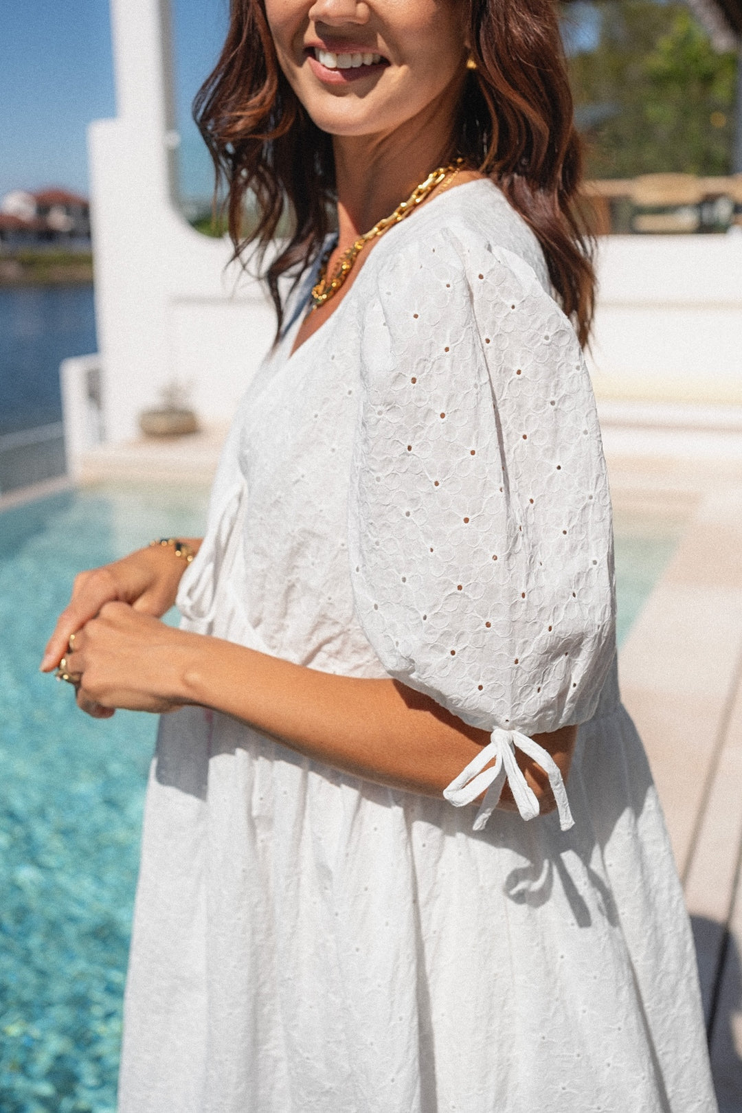 Joanie Dress - Bianco