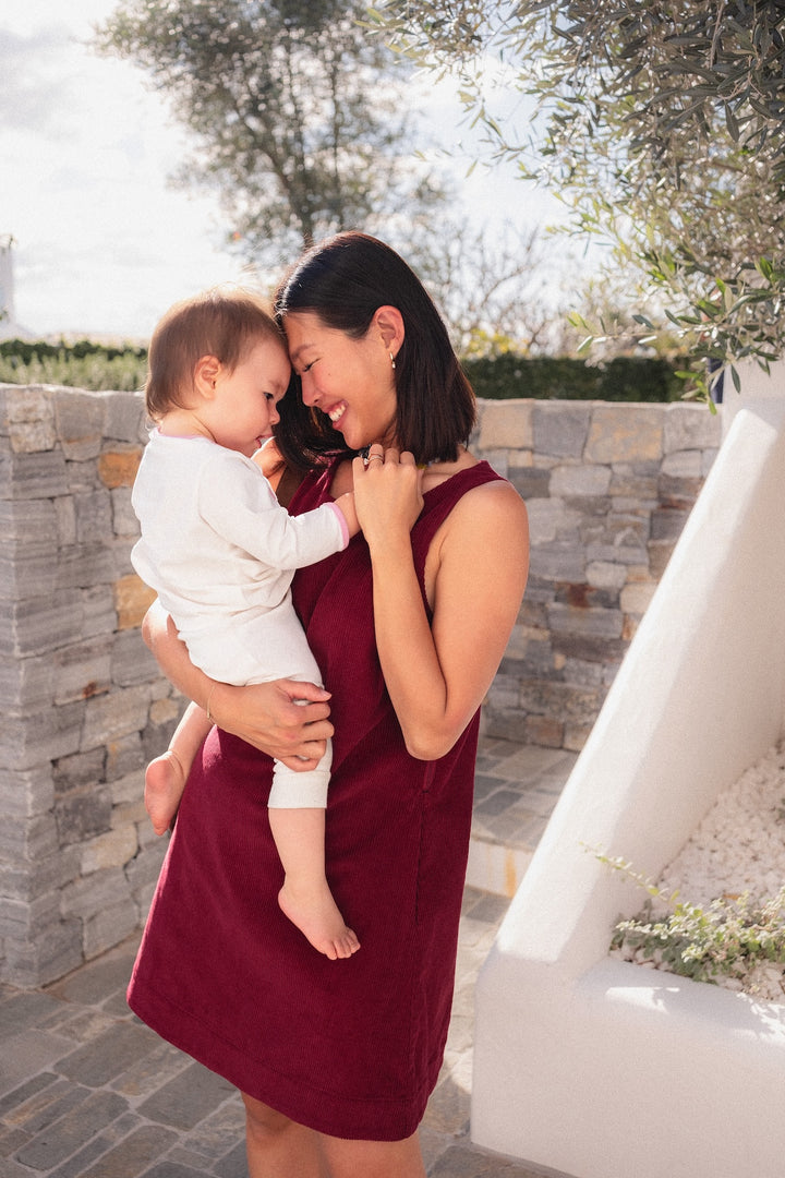 Noah Dress - Vino Corduroy