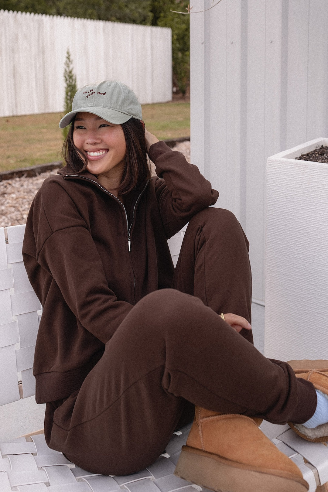 Tapered Trackies - Cocoa