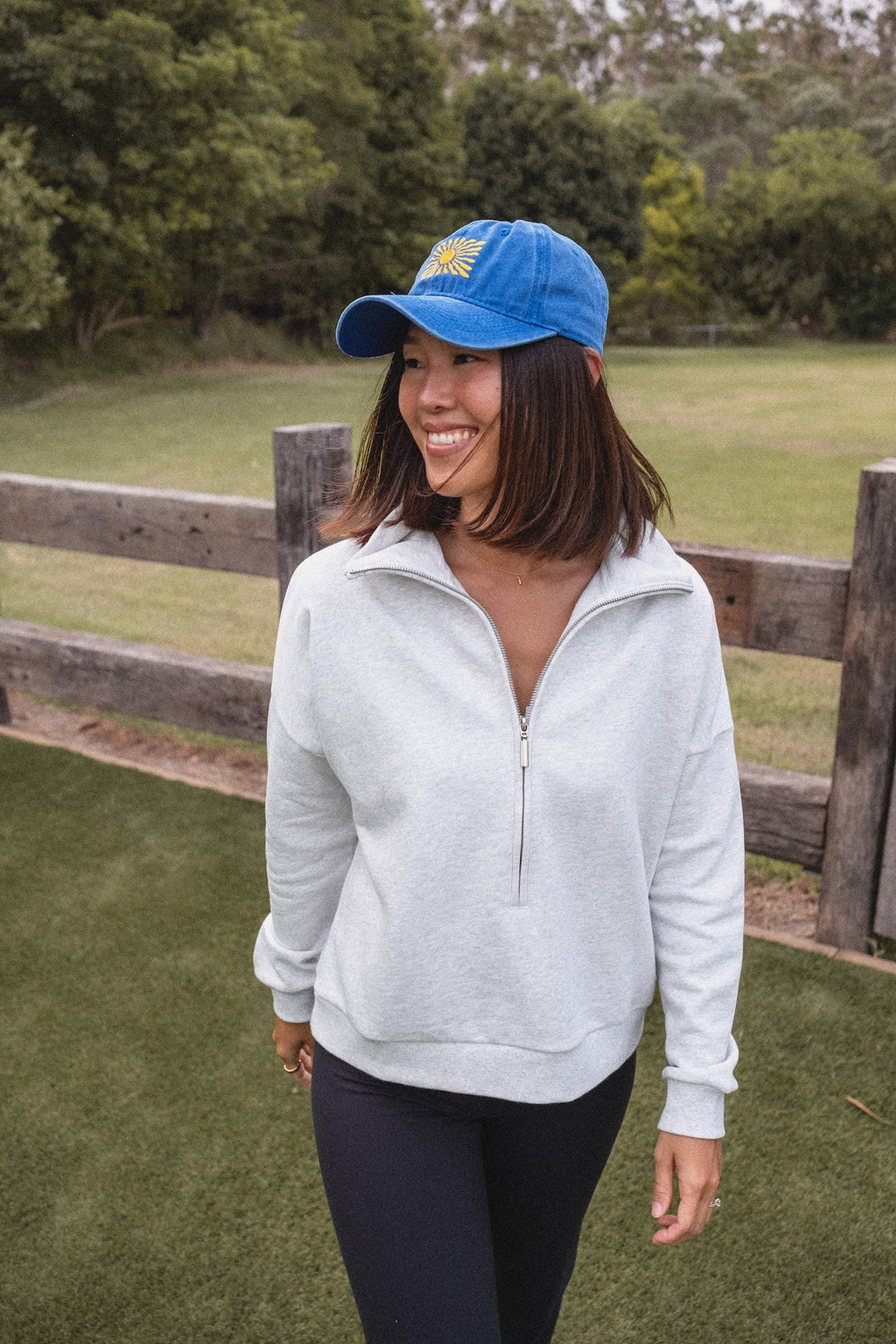 Collar Zip Sweater - Marle