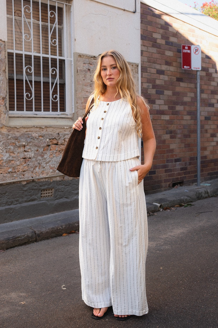 Daisy Top - Portofino Stripe