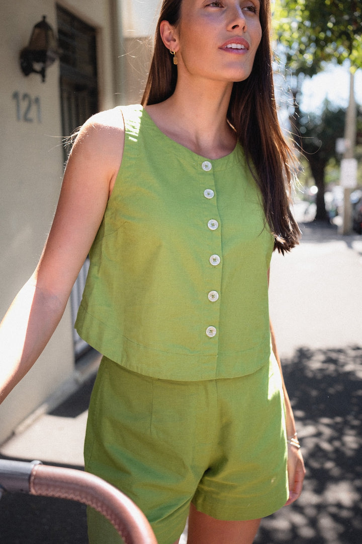 Daisy Top - Pistacchio
