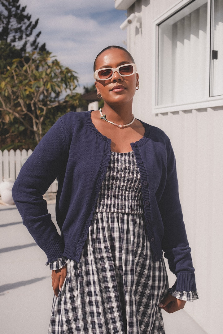 Rosie Dress - Midnight Gingham