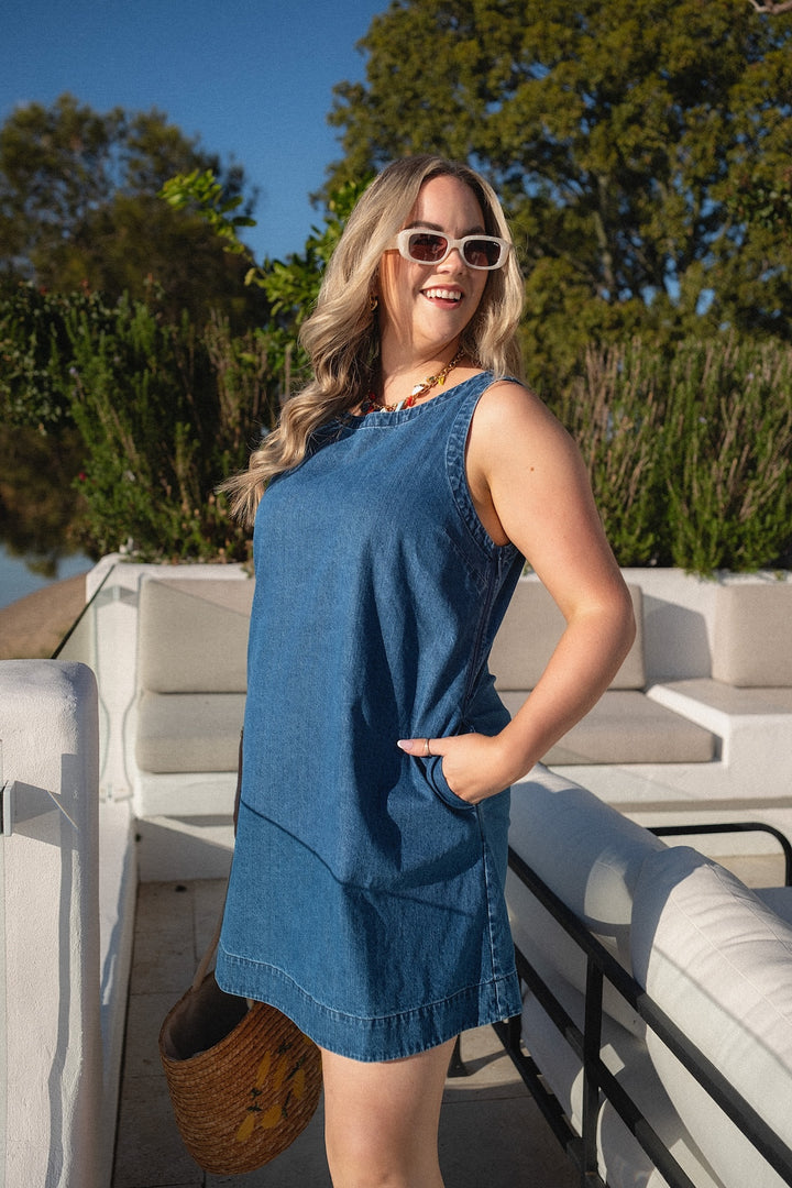Noah Dress - Denim