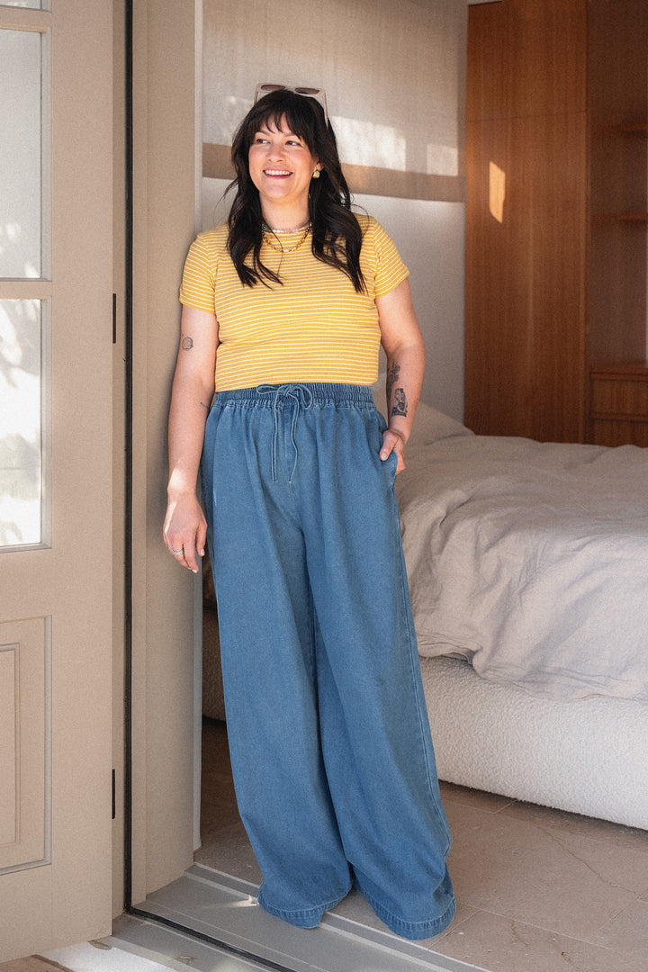 Tepper Pants - Mid Denim