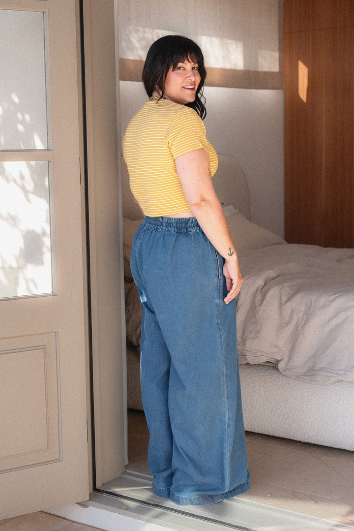 Tepper Pants - Mid Denim