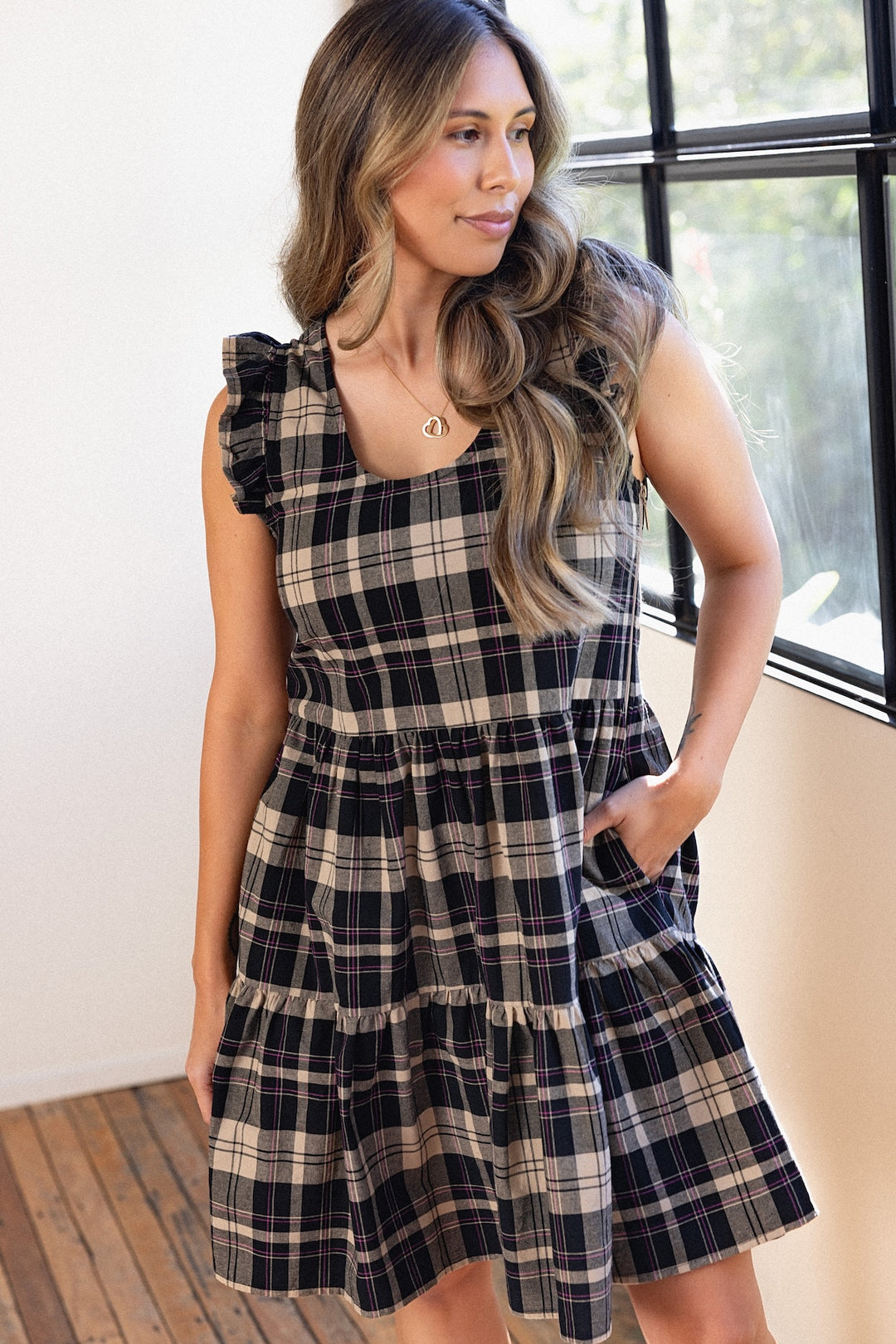 Lucy Dress - Plaid