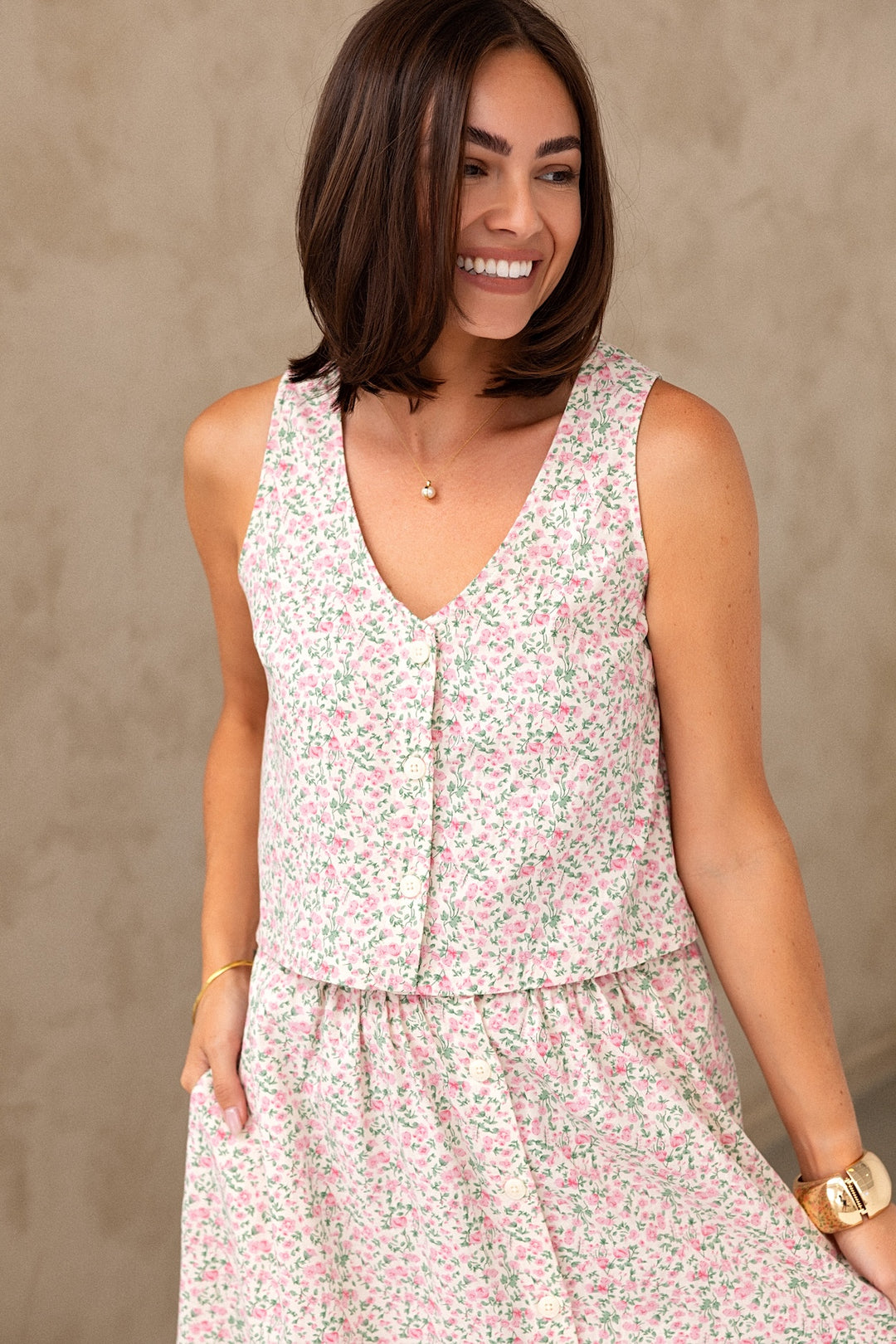 Como Top - Chantilly Bloom