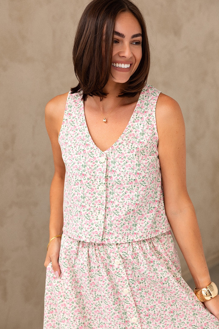 Como Top - Chantilly Bloom