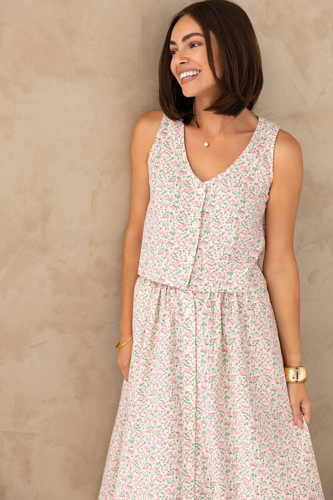 Como Top - Chantilly Bloom