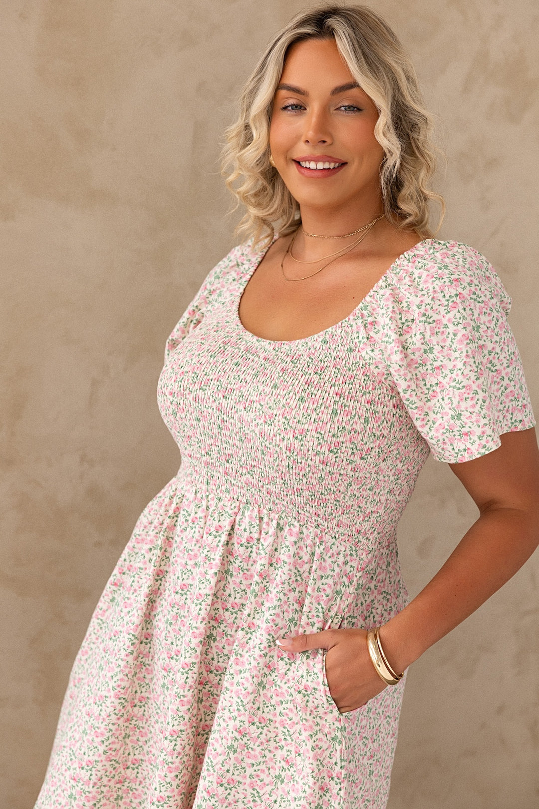 Quinn Dress - Chantilly Bloom