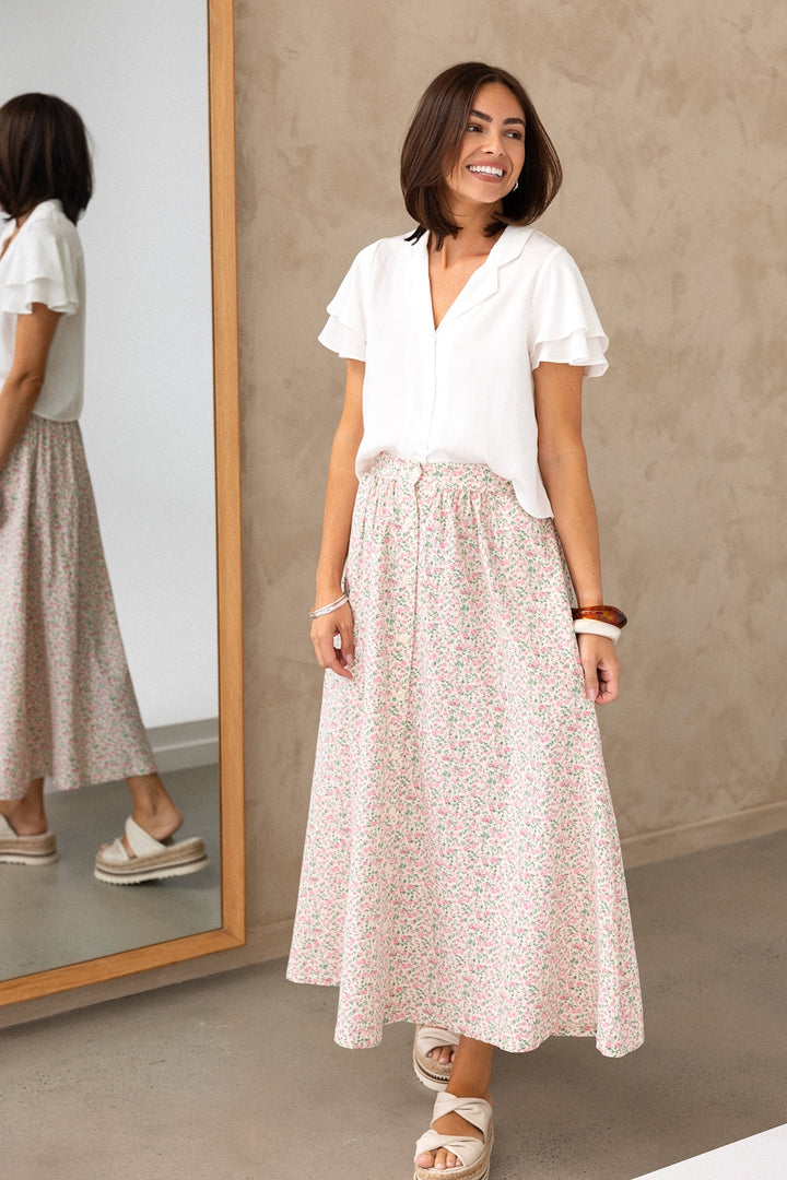 Ellie Blouse - White