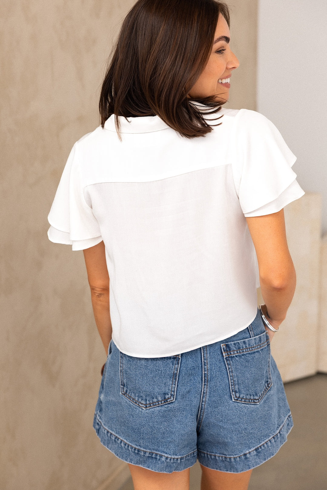 Ellie Blouse - White