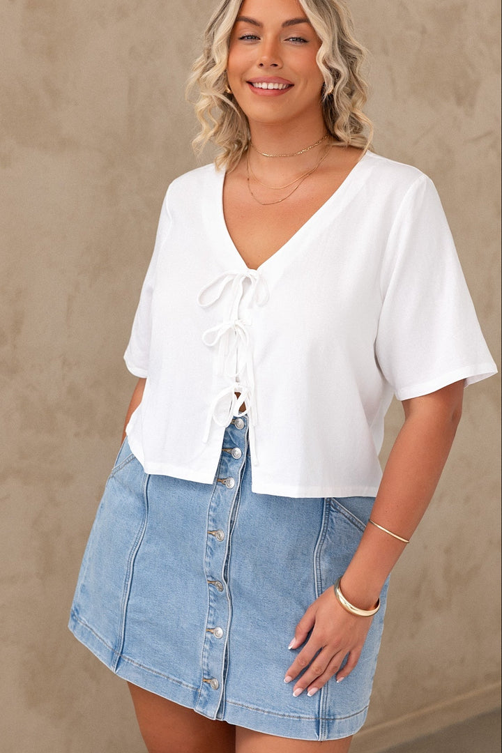 Asha Top - White