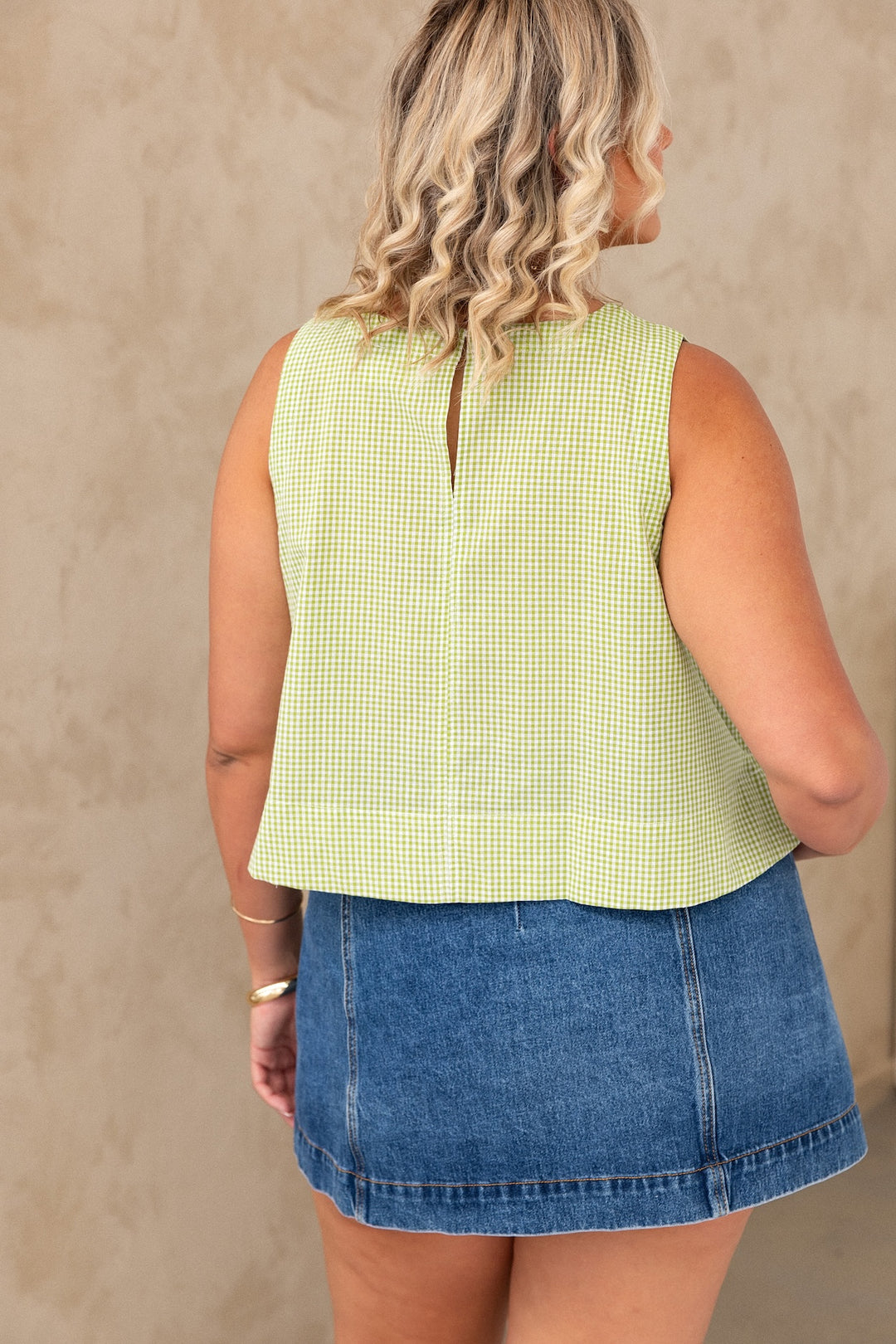 Elodie Top - Apple Gingham