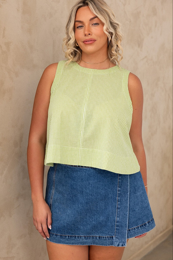 Elodie Top - Apple Gingham
