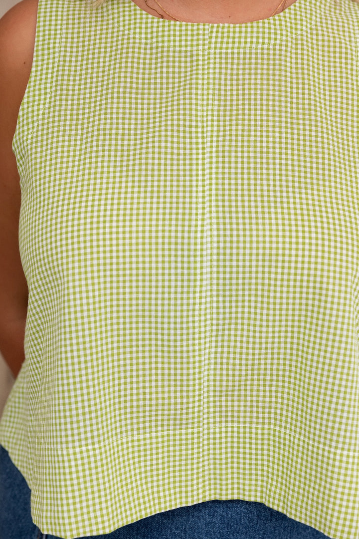 Elodie Top - Apple Gingham