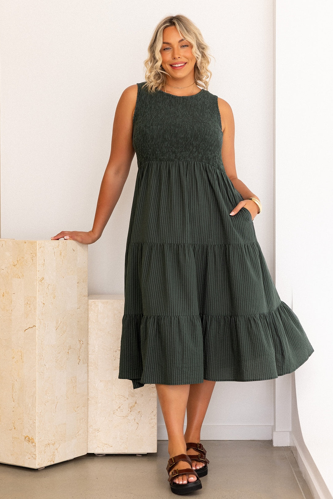 Sophie Dress - Juniper