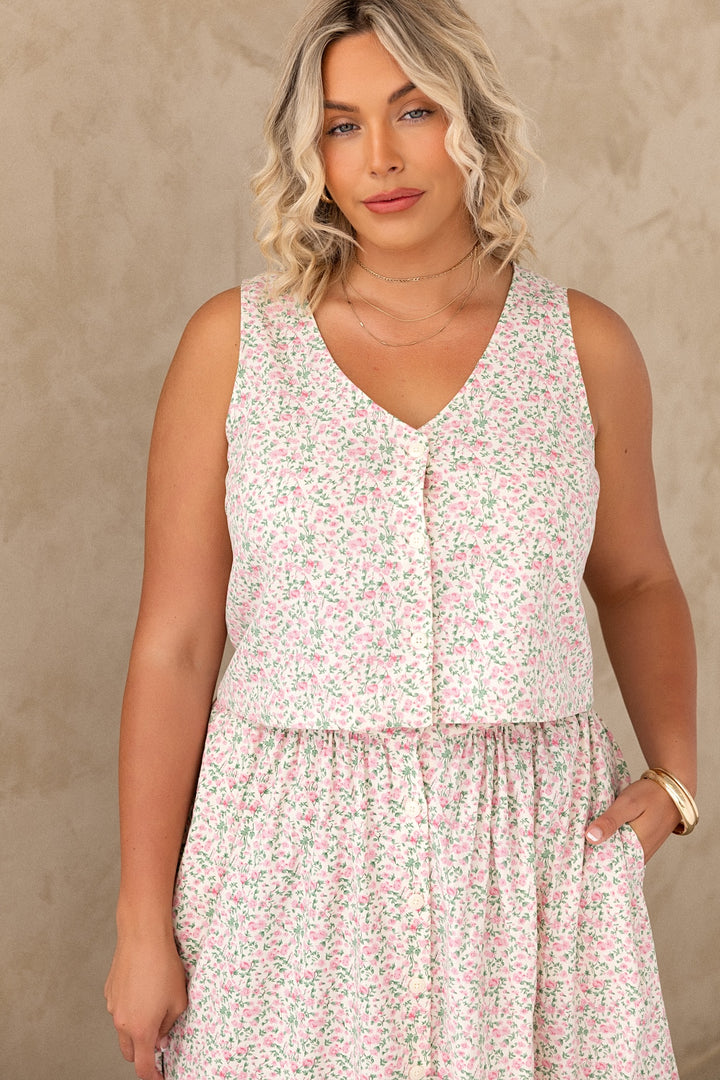 Como Top - Chantilly Bloom