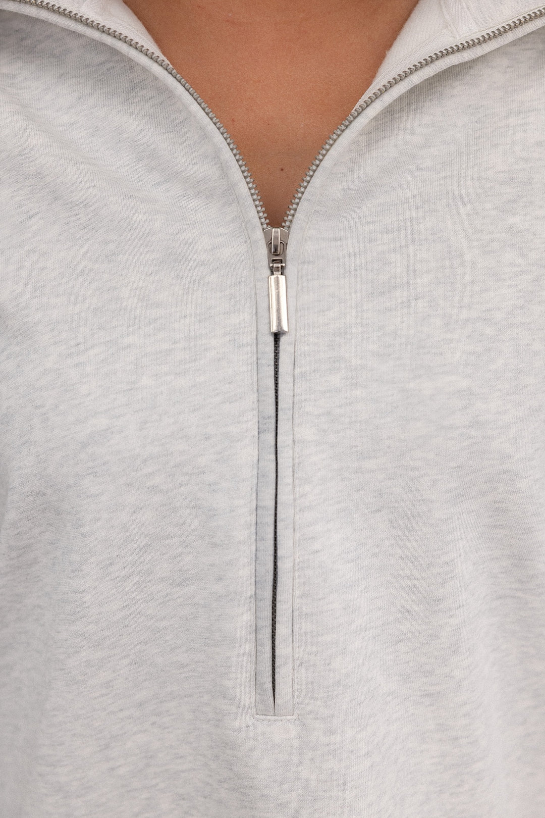 Collar Zip Sweater - Marle