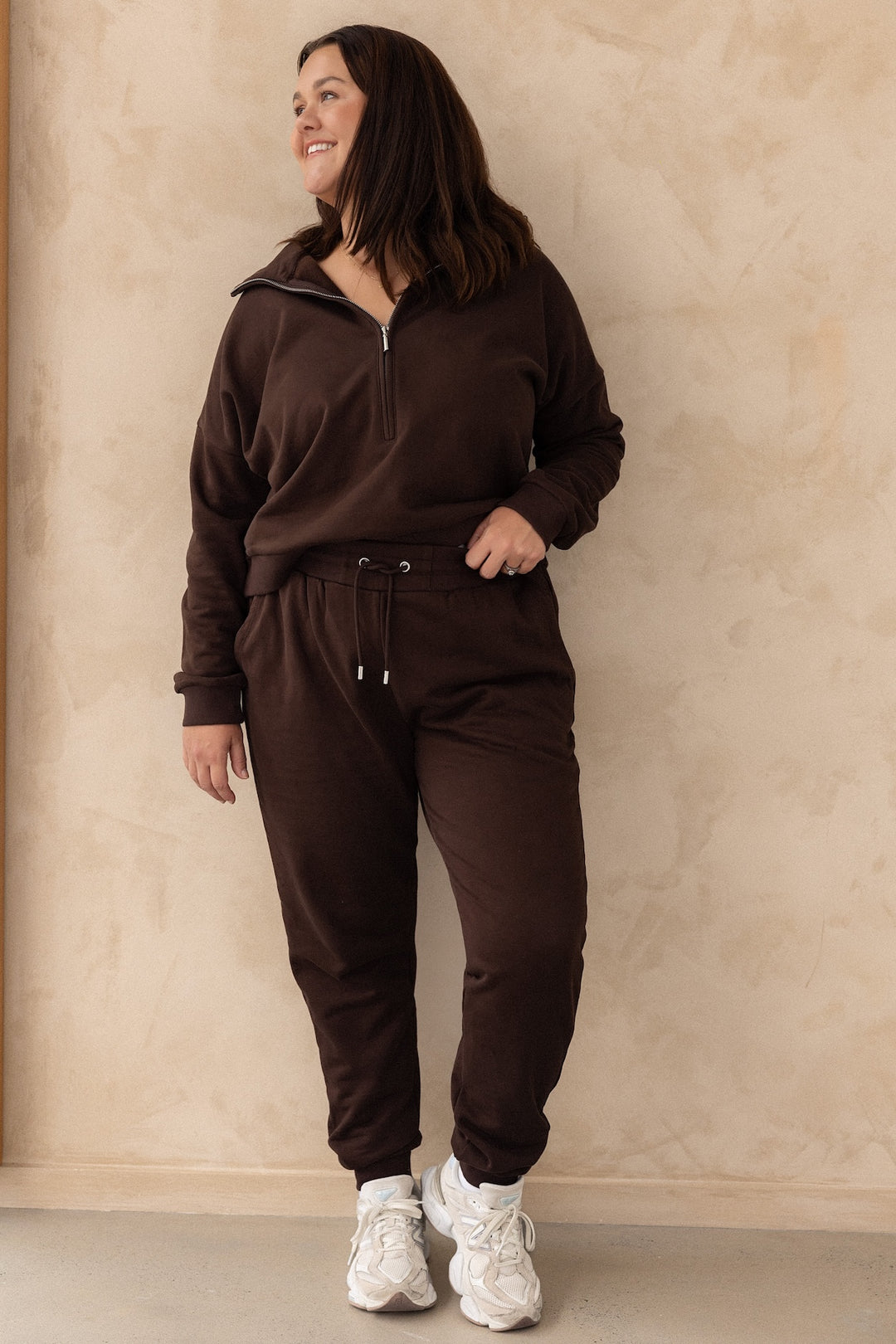 Tapered Trackies - Cocoa