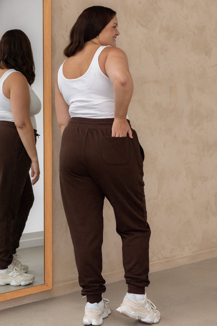 Tapered Trackies - Cocoa
