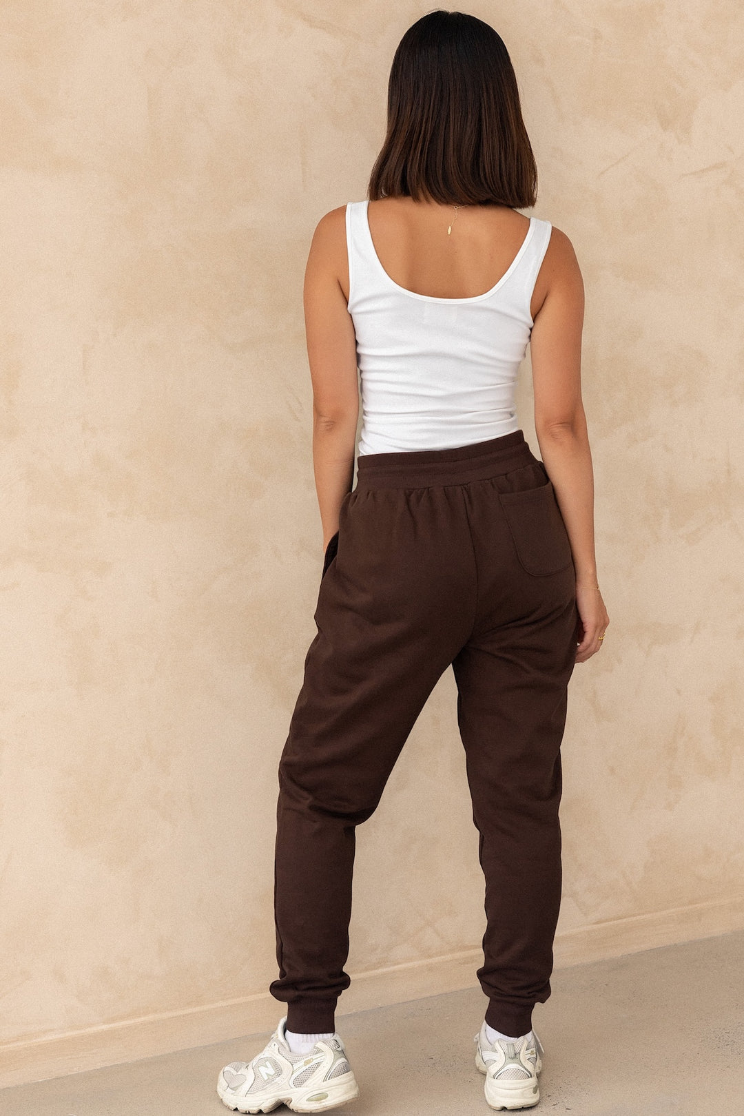 Tapered Trackies - Cocoa