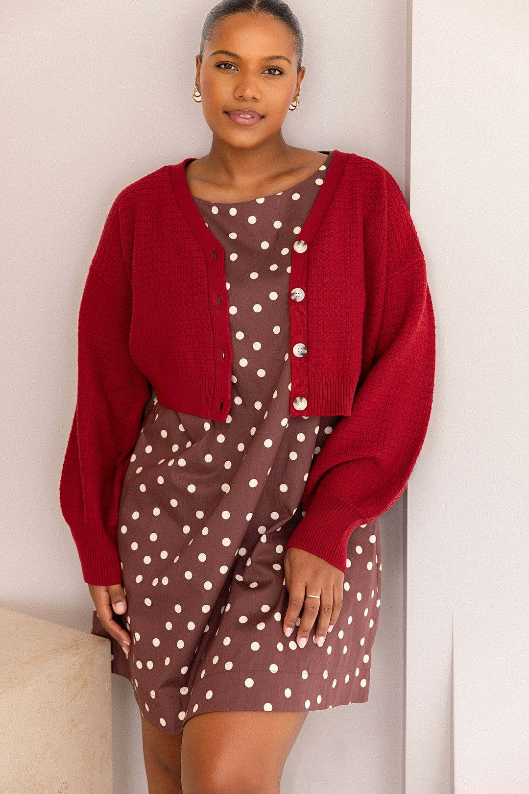 Ginny Cardigan - Chilli