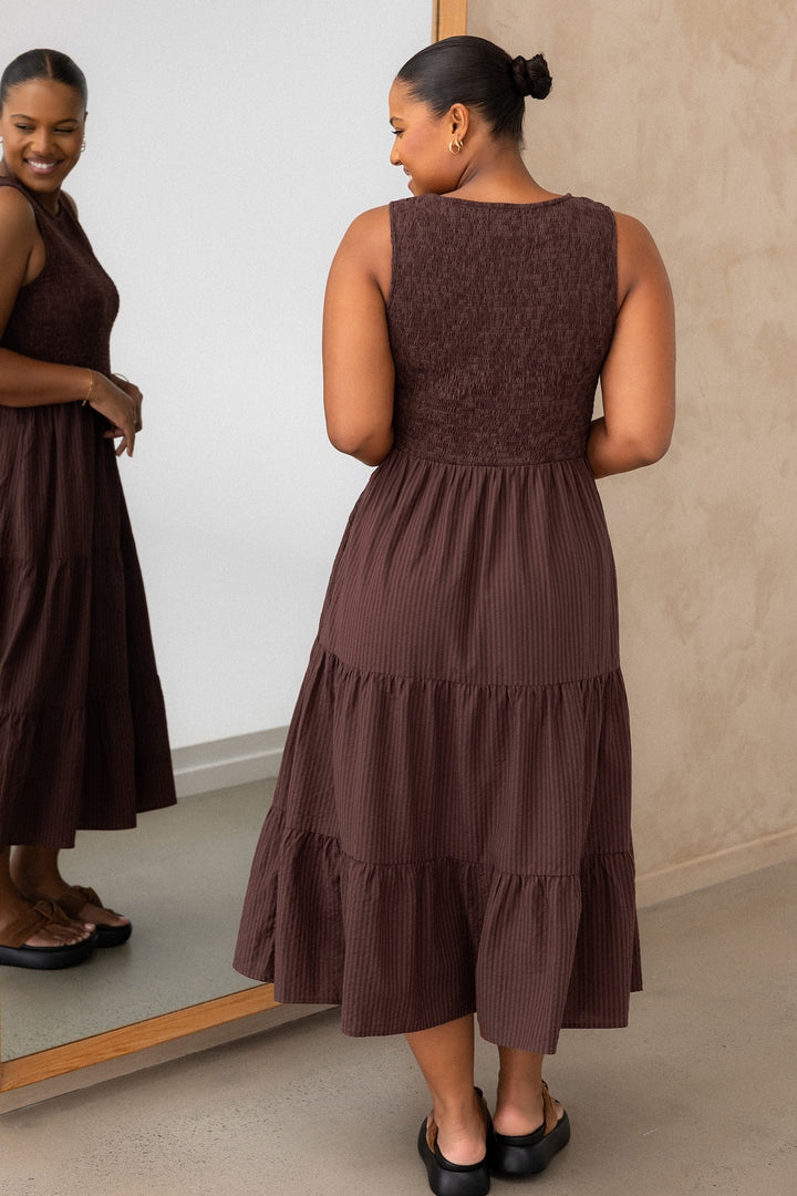 Sophie Dress - Walnut