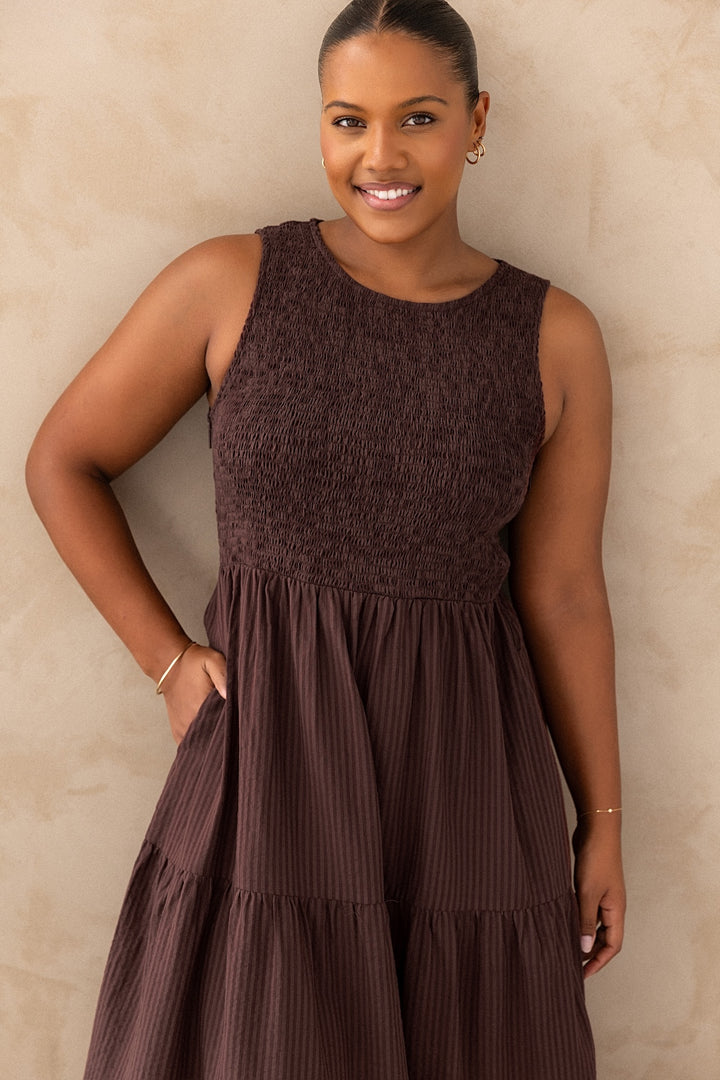 Sophie Dress - Walnut