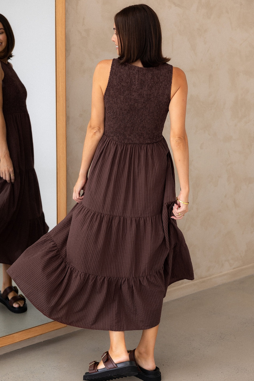 Sophie Dress - Walnut