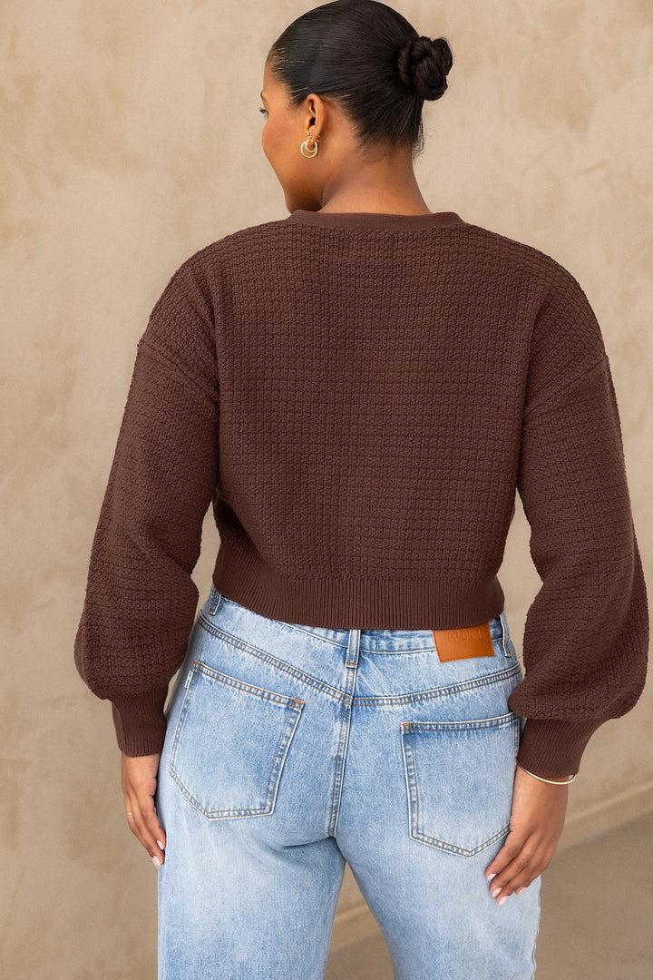 Ginny Cardigan - Brunette