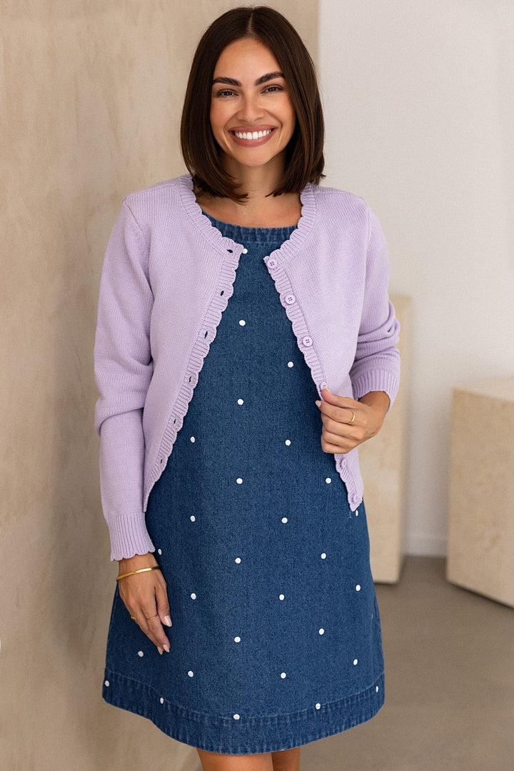 Eden Cardigan - Lilac