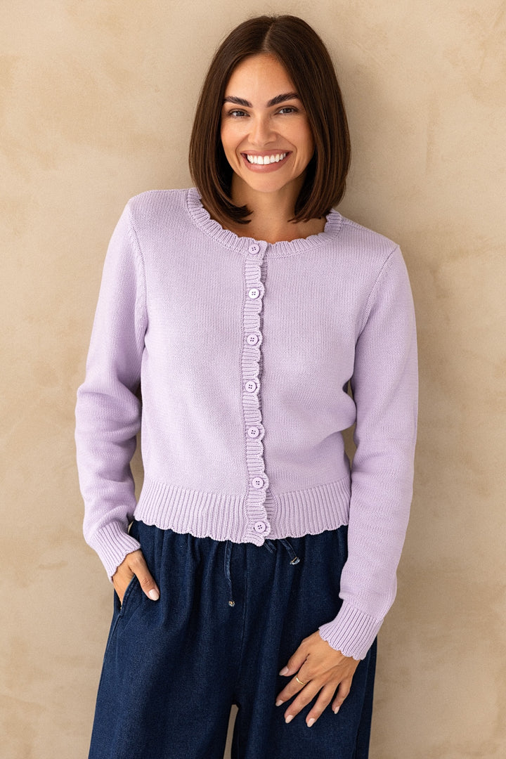 Eden Cardigan - Lilac