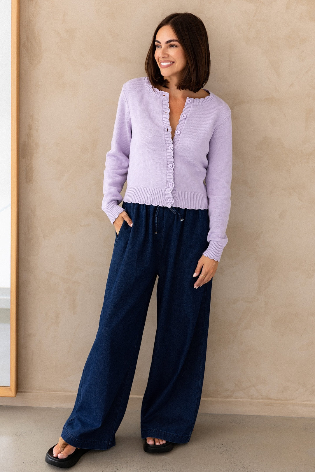 Eden Cardigan - Lilac