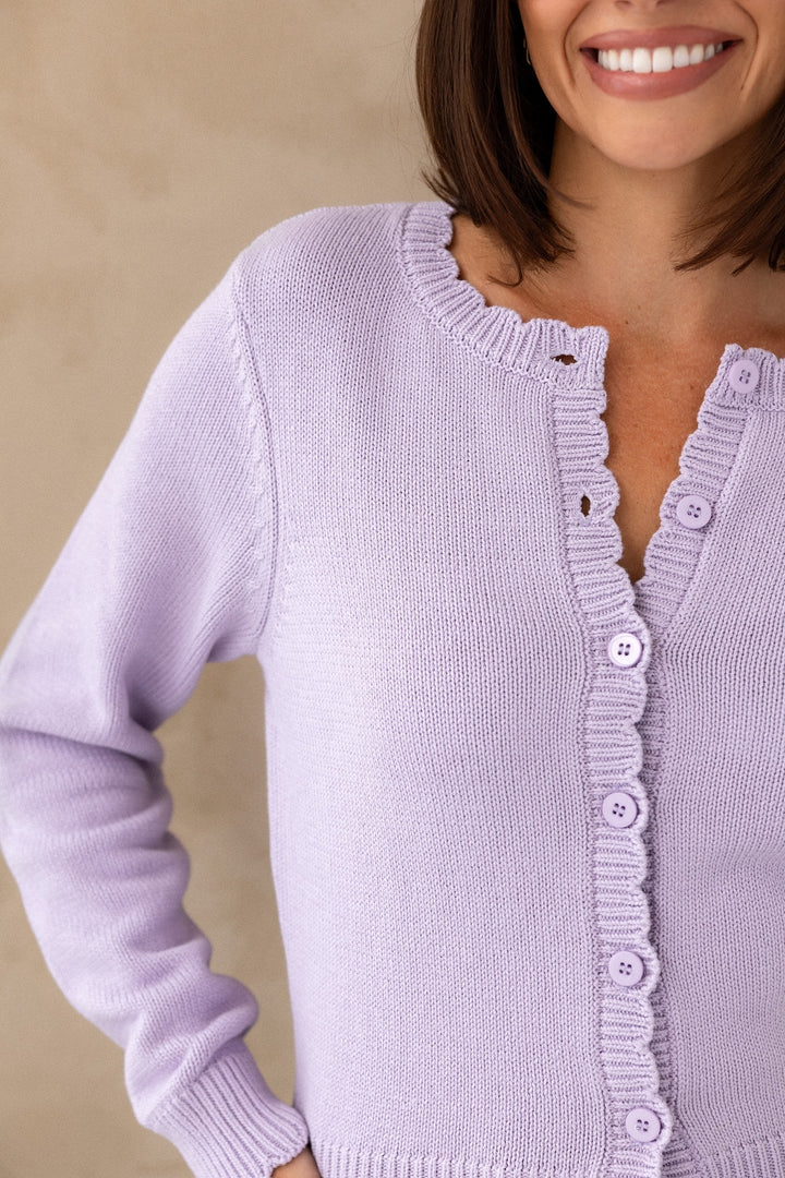 Eden Cardigan - Lilac