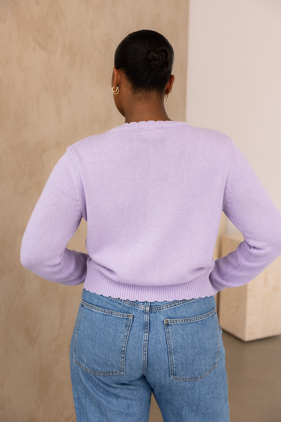 Eden Cardigan - Lilac