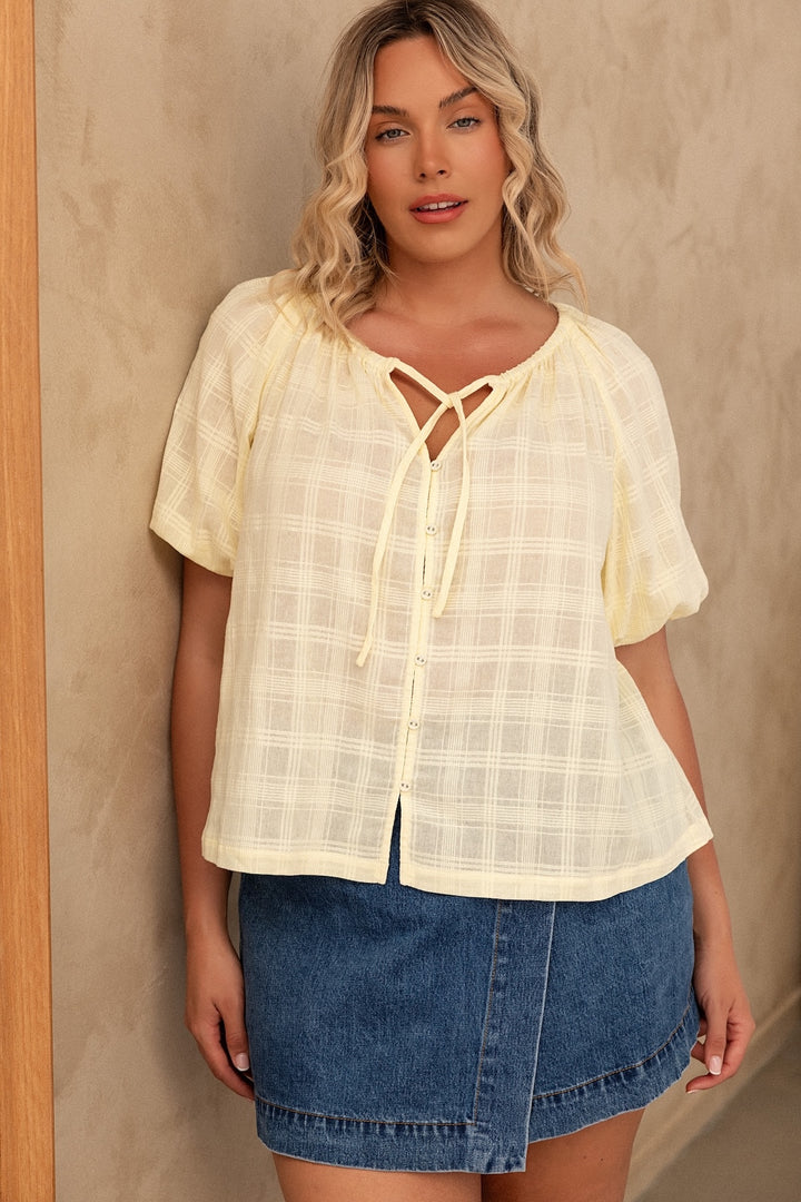Heidi Top - Lemon
