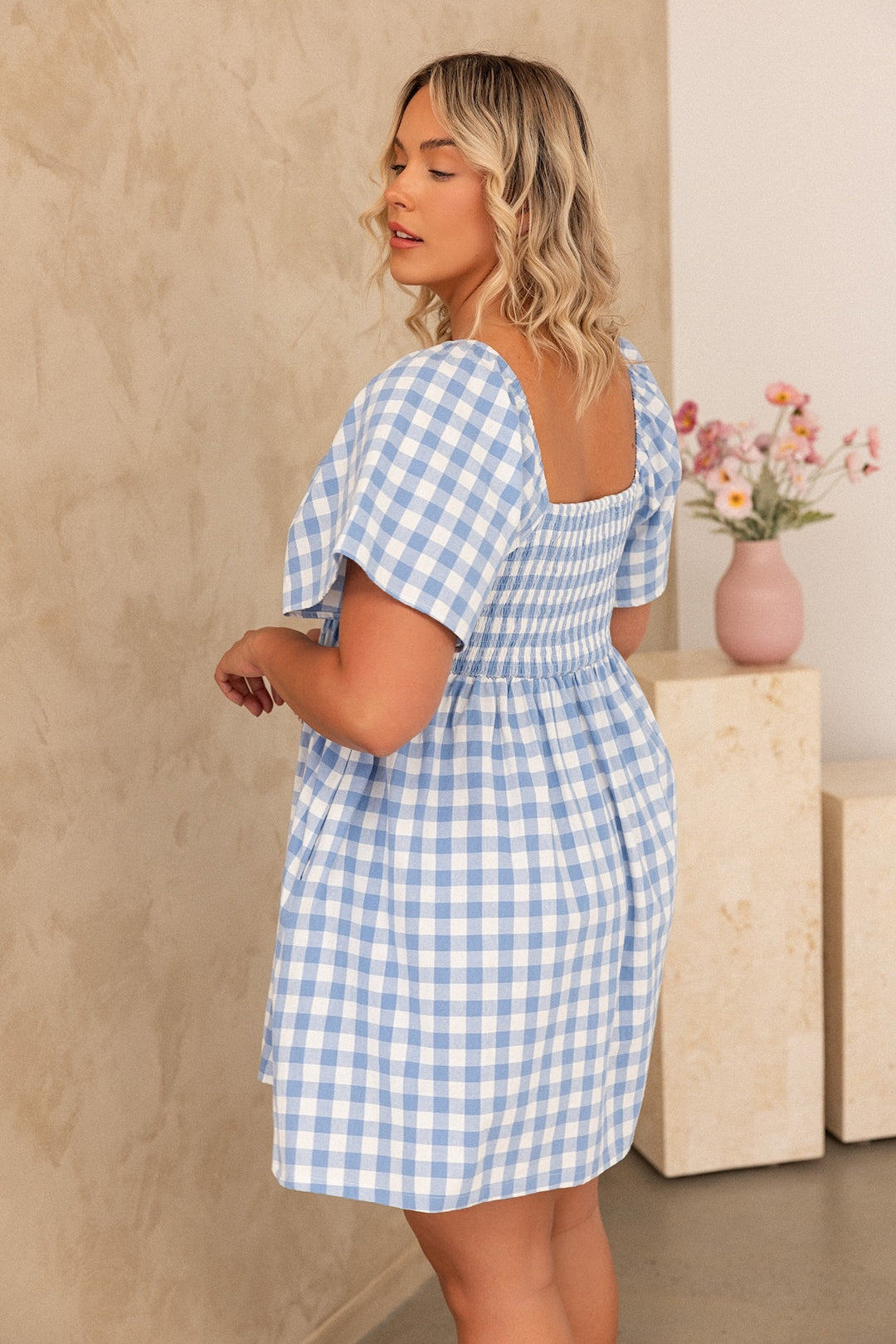 Prue Dress - Baby Gingham