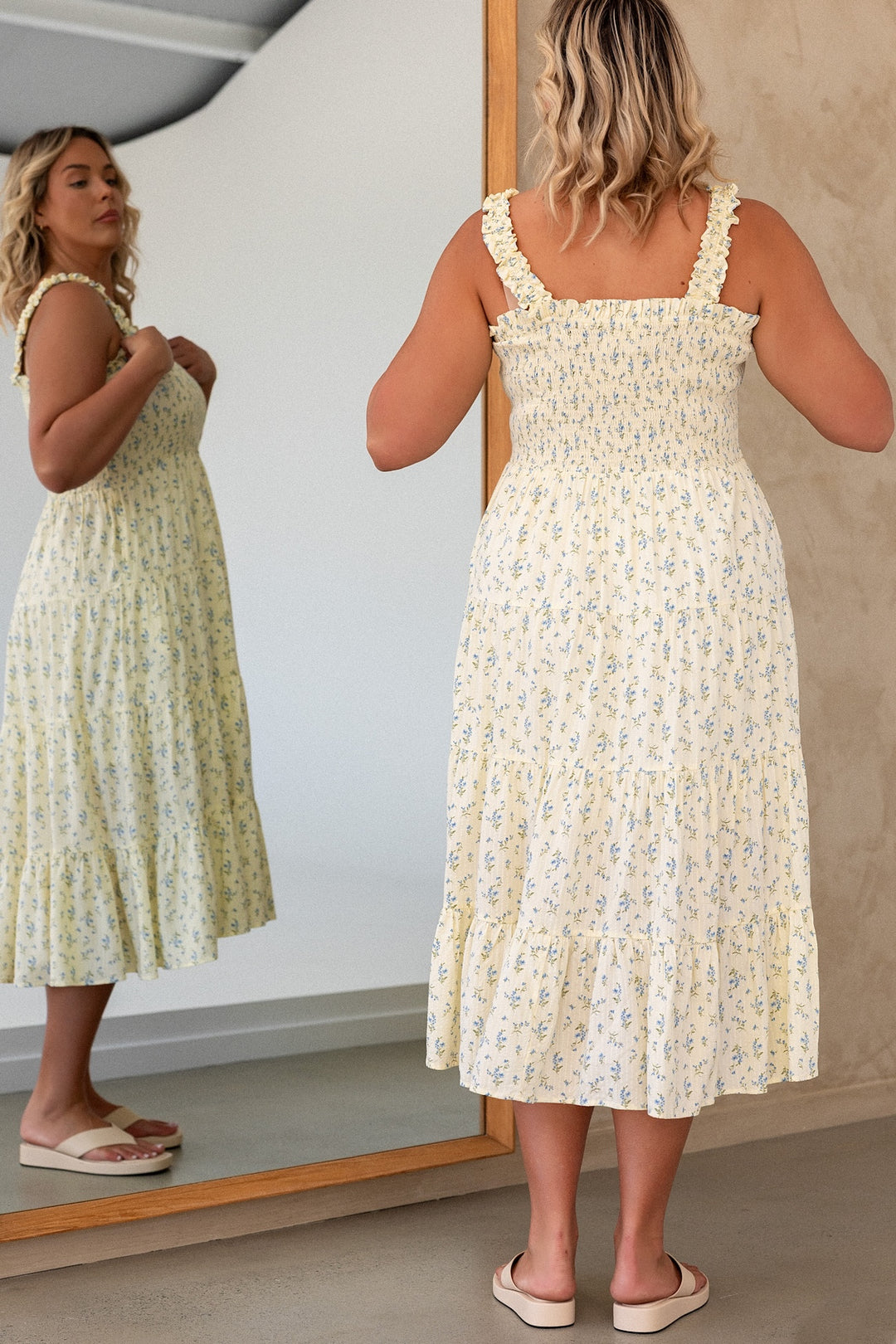 Adele Dress - Buttercup Bloom