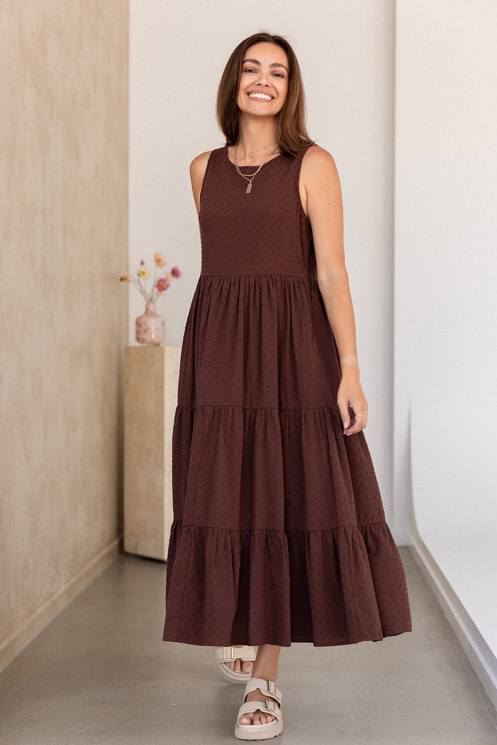 Siena Dress - Chocolate Chip