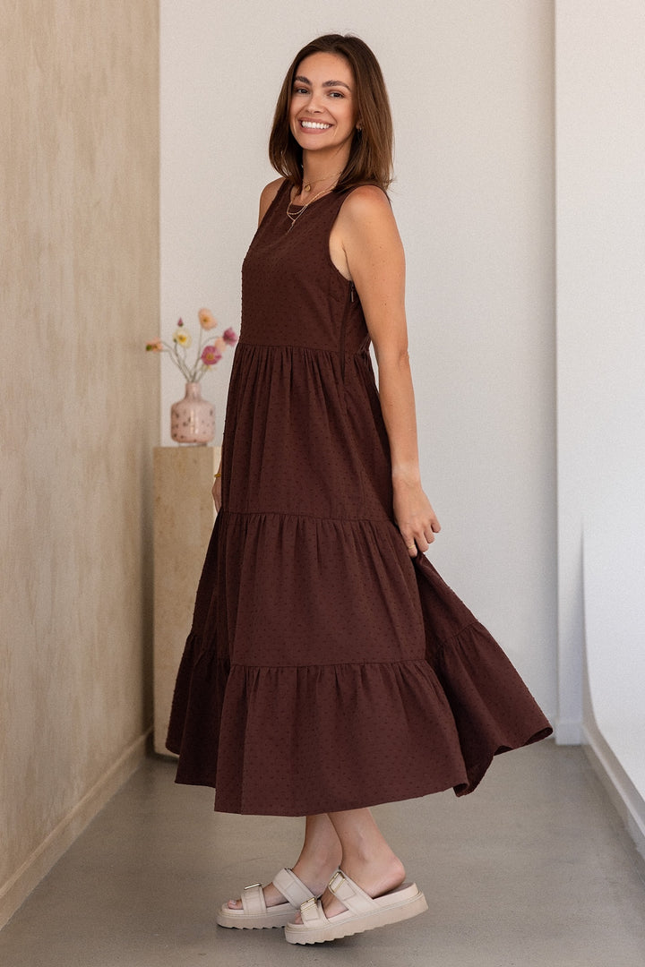 Siena Dress - Chocolate Chip