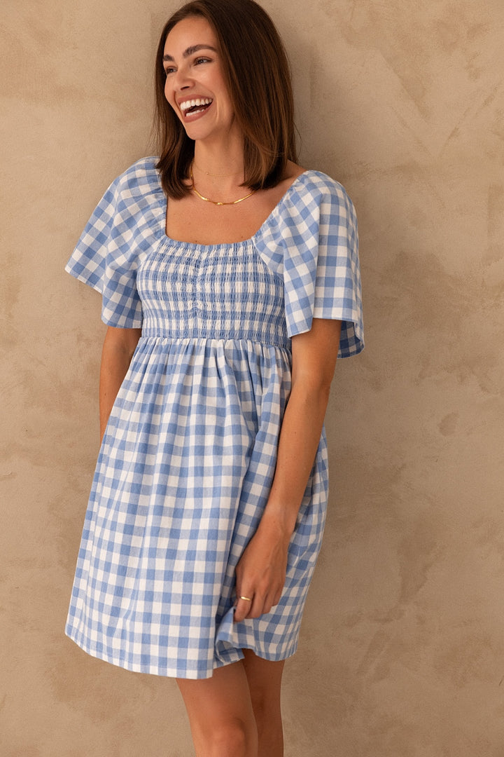 Prue Dress - Baby Gingham