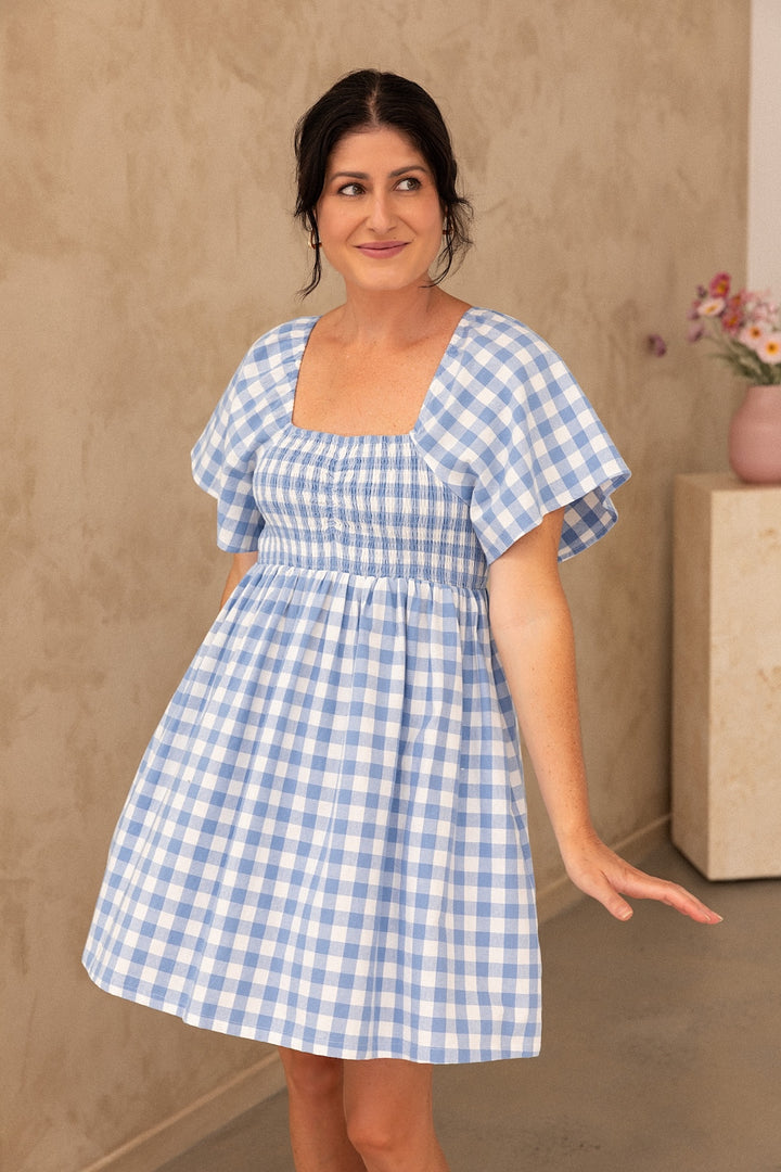 Prue Dress - Baby Gingham