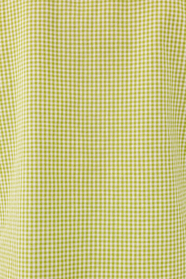 Asha Top - Apple Gingham