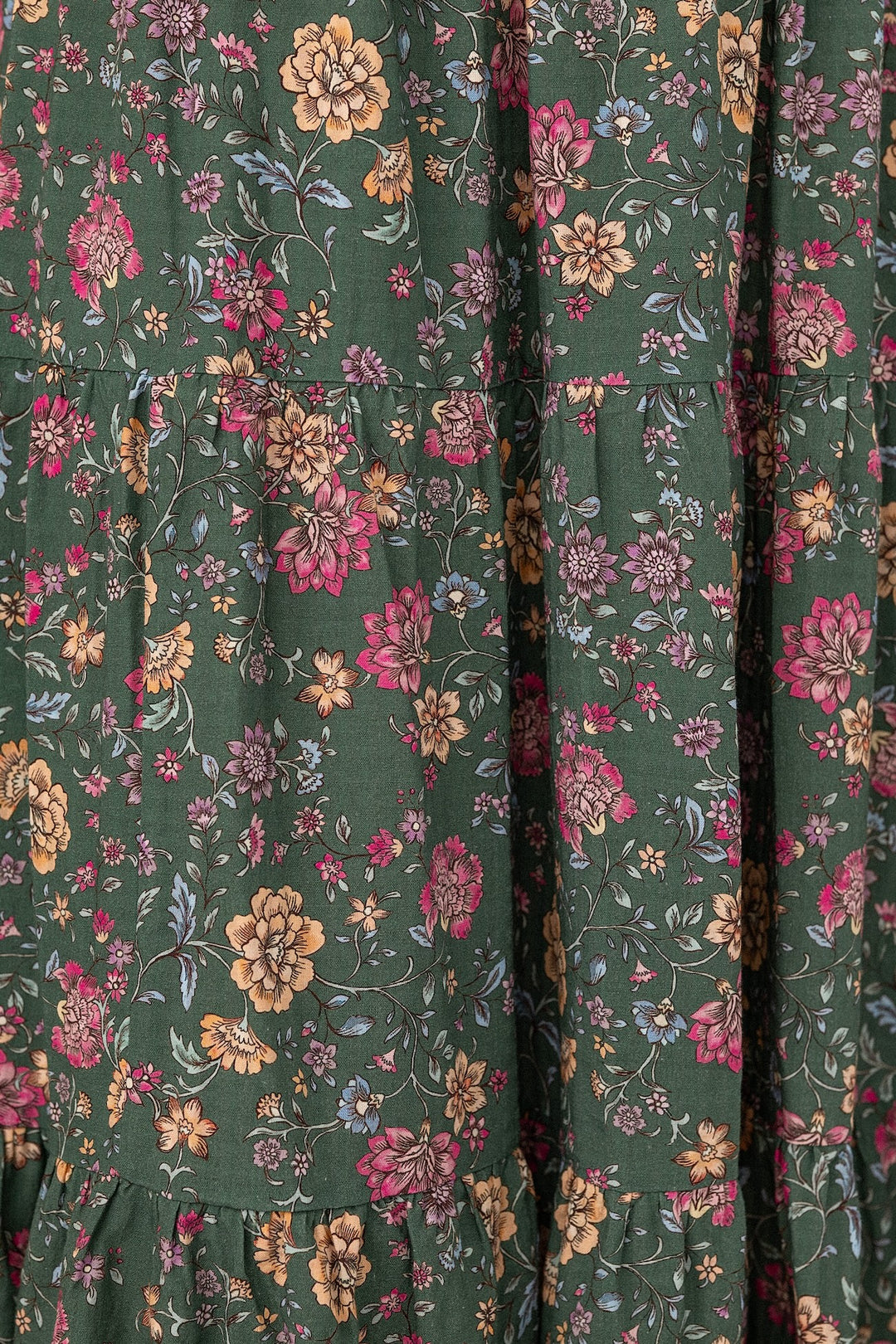Lucy Dress - Emerald Botanica