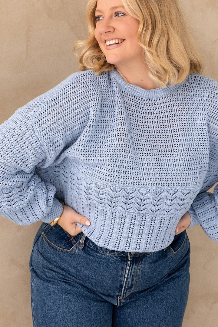 Freya Knit - Chambray